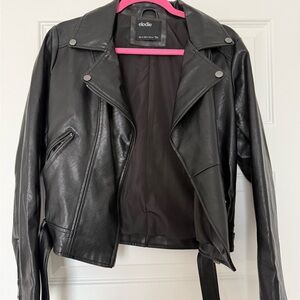 Elodie Women's Sleek Black Leather Jacket